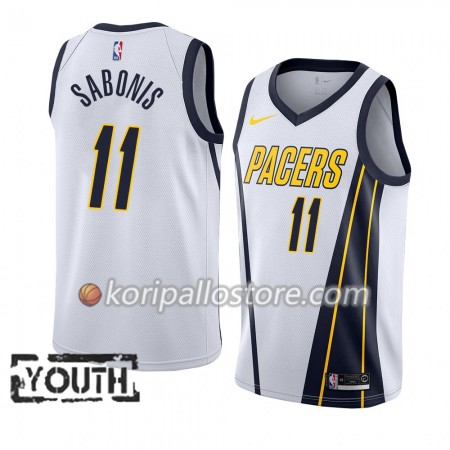 Indiana Pacers Domantas Sabonis 11 2018-19 Nike Valkoinen Lasten Pelipaidat Swingman
